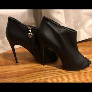 Betsey Johnson Black Stiletto Booties